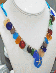 beach glass necklace