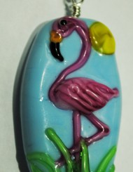 Pink Flamingo Pendant