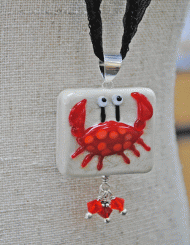 Red Crab Pendant