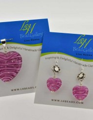 Pink Sweetheart with matching Earrings