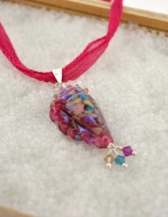 Purple Conchshell Necklace