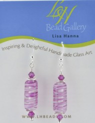 Pink Swirl Earrings