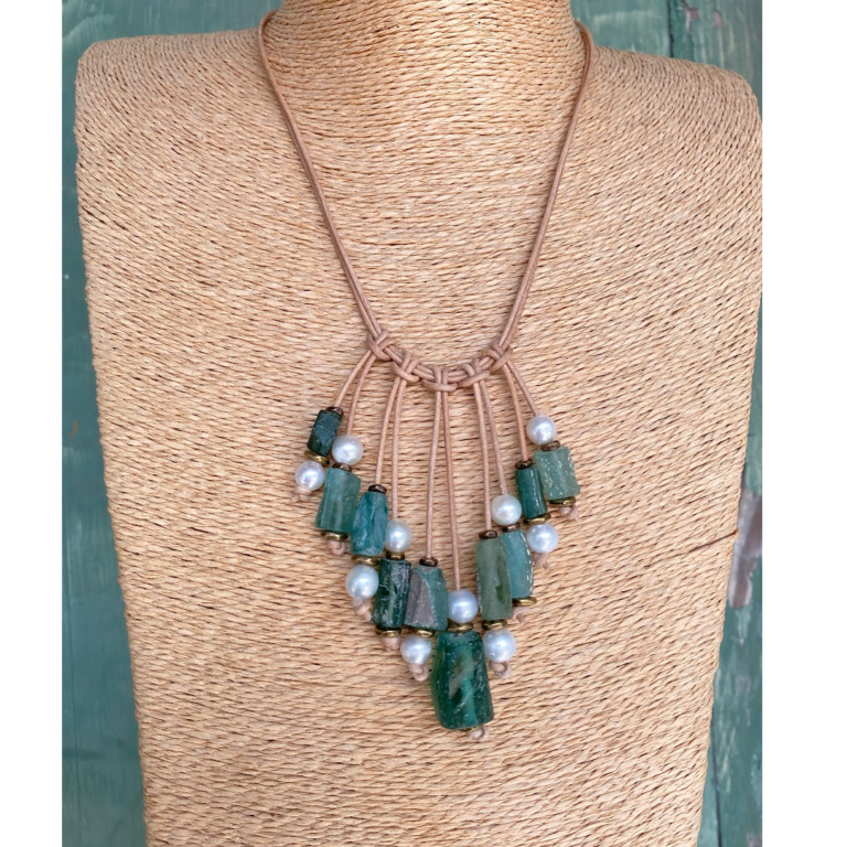 Leather Fringe Necklace