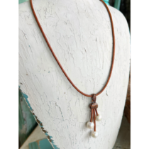 Walk-in-Workshop "Tres Chic" Leather Necklace