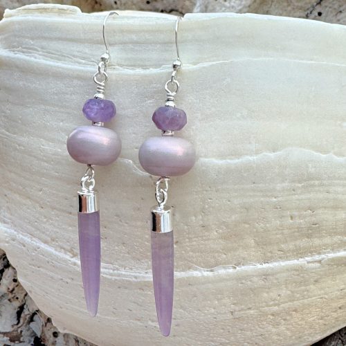 Pixie Dust Amethyst Dangles