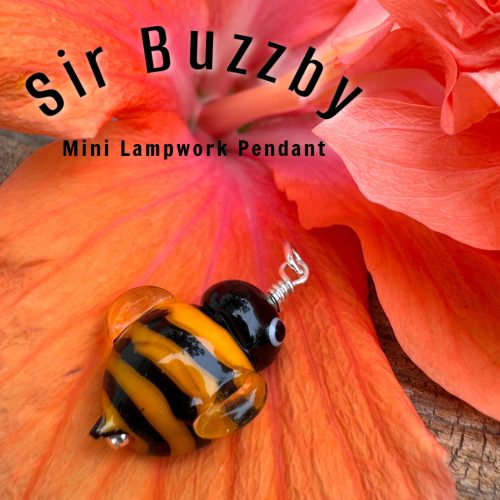 Sir Buzzby - Mini Lampwork Pendant