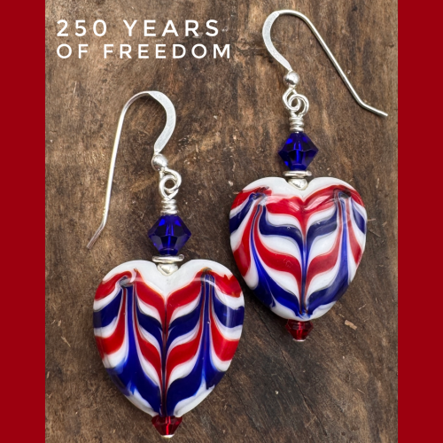 250 Years of Freedom Earrings