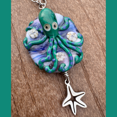Mystic Tide Lampwork Octopus Set