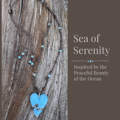 Sea of Serenity Lampwork Necklace