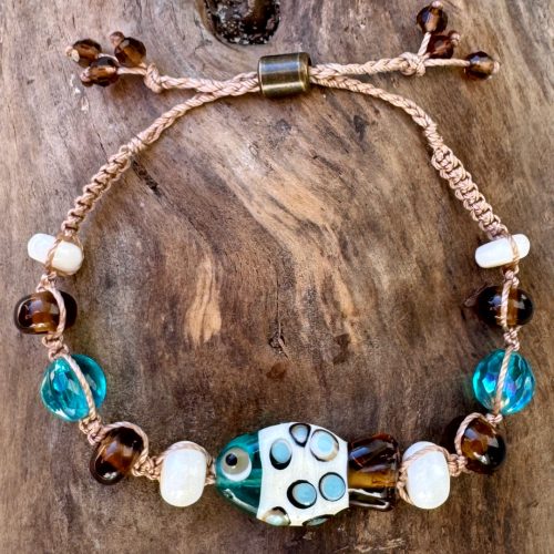 Reef Roamer - Lampwork Bracelet